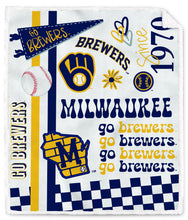 Load image into Gallery viewer, MLB Loco Fan Ultra Cozy 60x70 Sherpa Blanket