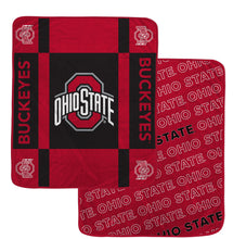 Load image into Gallery viewer, NCAA Reverse Block Double Sided 60x70 Ultra Cozy Blanket