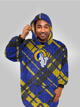 Load image into Gallery viewer, NFL Digital Dash Sherpa Hooded Fan Cape