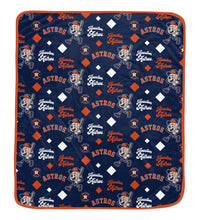 Load image into Gallery viewer, MLB Retro Mascot Repeat 60x70 Cozy Blanket