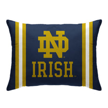 Load image into Gallery viewer, NCAA Standard Stripe Logo Bed Pillow