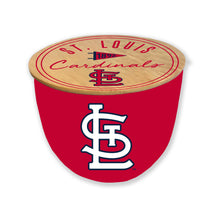 Load image into Gallery viewer, MLB Script Circle Wood Top Ceramic Candle