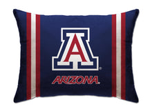 Load image into Gallery viewer, NCAA Standard Stripe Logo Bed Pillow