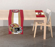 Load image into Gallery viewer, NFL Logo 2-Sided Place Mat Table Runner Set