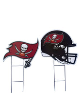 Load image into Gallery viewer, NFL Logo and Helmet 2 Pack Yard Sign Set