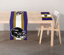 Load image into Gallery viewer, NFL Logo 2-Sided Place Mat Table Runner Set