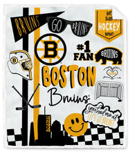 Load image into Gallery viewer, NHL Loco Fan Ultra Cozy 60x70 Sherpa Blanket