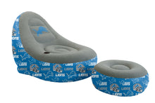 Load image into Gallery viewer, NFL Tonal Logo Inflatable Chair & Ottoman