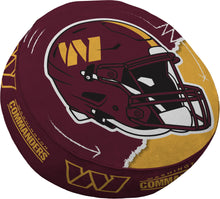 Load image into Gallery viewer, NFL Split Helmet Circle Plushlete Pillow