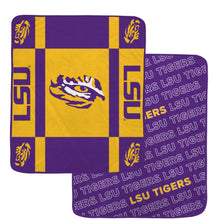 Load image into Gallery viewer, NCAA Reverse Block Double Sided 60x70 Ultra Cozy Blanket