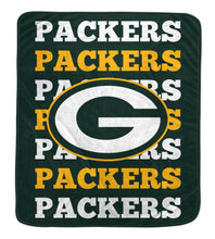 Load image into Gallery viewer, NFL Repeat Refresh 60x70 Wordmark Blanket