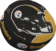 Load image into Gallery viewer, NFL Split Helmet Circle Plushlete Pillow