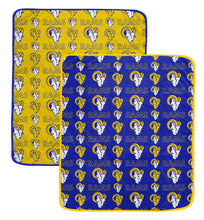 Load image into Gallery viewer, NFL Home & Away Logo Roll 60x70 2 Pack Blanket Set