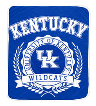 Load image into Gallery viewer, NCAA University Crest 50x60 Ultra Soft Blanket