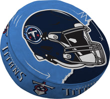 Load image into Gallery viewer, NFL Split Helmet Circle Plushlete Pillow