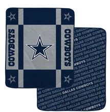 Load image into Gallery viewer, NFL Reverse Block Double Sided 60x70 Ultra Cozy Blanket
