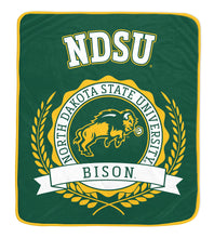 Load image into Gallery viewer, NCAA University Crest 50x60 Ultra Soft Blanket