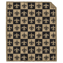 Load image into Gallery viewer, NFL Tonal Logo Box Ultra Cozy Team Color 60x70 Sherpa Blanket