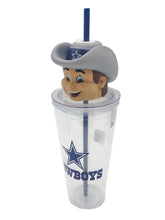 Load image into Gallery viewer, NFL Mascot Lid 24oz Sipper