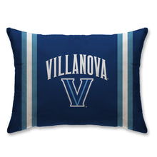 Load image into Gallery viewer, NCAA Standard Stripe Logo Bed Pillow