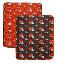 Load image into Gallery viewer, NFL Home & Away Logo Roll 60x70 2 Pack Blanket Set