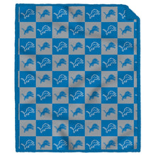 Load image into Gallery viewer, NFL Tonal Logo Box Ultra Cozy Team Color 60x70 Sherpa Blanket