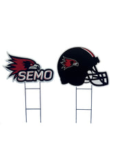 Load image into Gallery viewer, NCAA Logo and Helmet 2 Pack Yard Sign Set