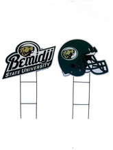 Load image into Gallery viewer, NCAA Logo and Helmet 2 Pack Yard Sign Set