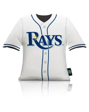 Load image into Gallery viewer, Tampa Bay Rays Plushlete Big League Jersey Pillow front