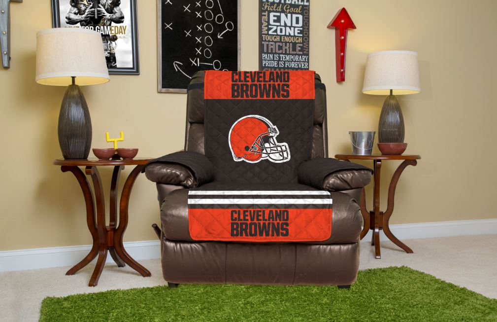 Brown Cleveland Browns Recliner Protector