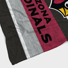 Load image into Gallery viewer, Arizona Cardinals Heathered Stripe Blanket