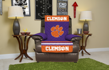 Load image into Gallery viewer, Clemson Tigers Recliner Furniture Protector