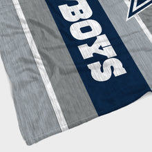 Load image into Gallery viewer, Dallas Cowboys Heathered Stripe Blanket