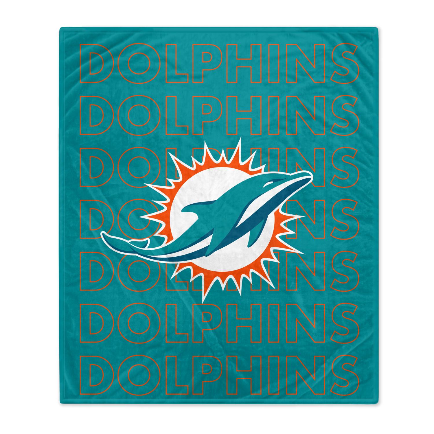 Miami Dolphins Echo Wordmark Blanket – Pegasus Sports