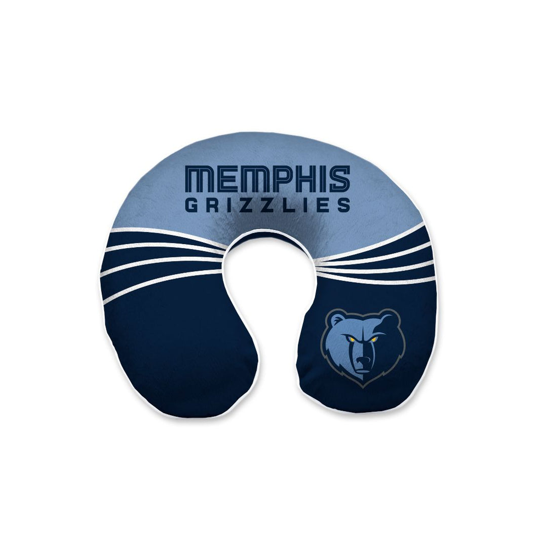 Memphis Grizzlies Wave Memory Foam Travel Pillow