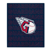 Load image into Gallery viewer, Cleveland Guardians Echo Wordmark Blanket
