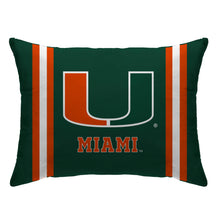 Load image into Gallery viewer, NCAA Standard Logo Bed Pillow