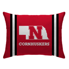 Load image into Gallery viewer, NCAA Standard Logo Bed Pillow
