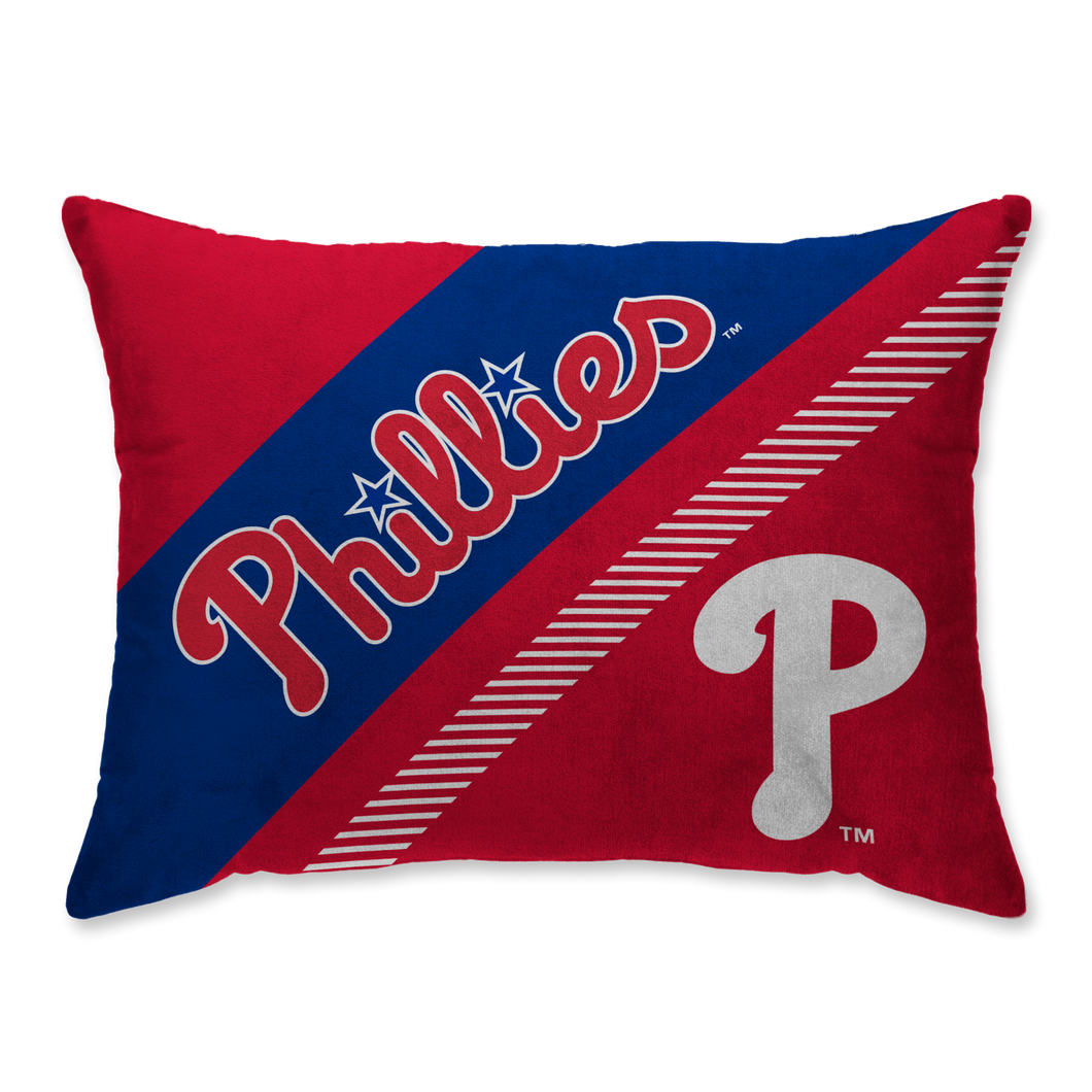 Philadelphia Phillies Diagonal Plush Bed Pillow