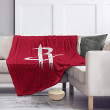 Load image into Gallery viewer, Houston Rockets Echo Wordmark Blanket
