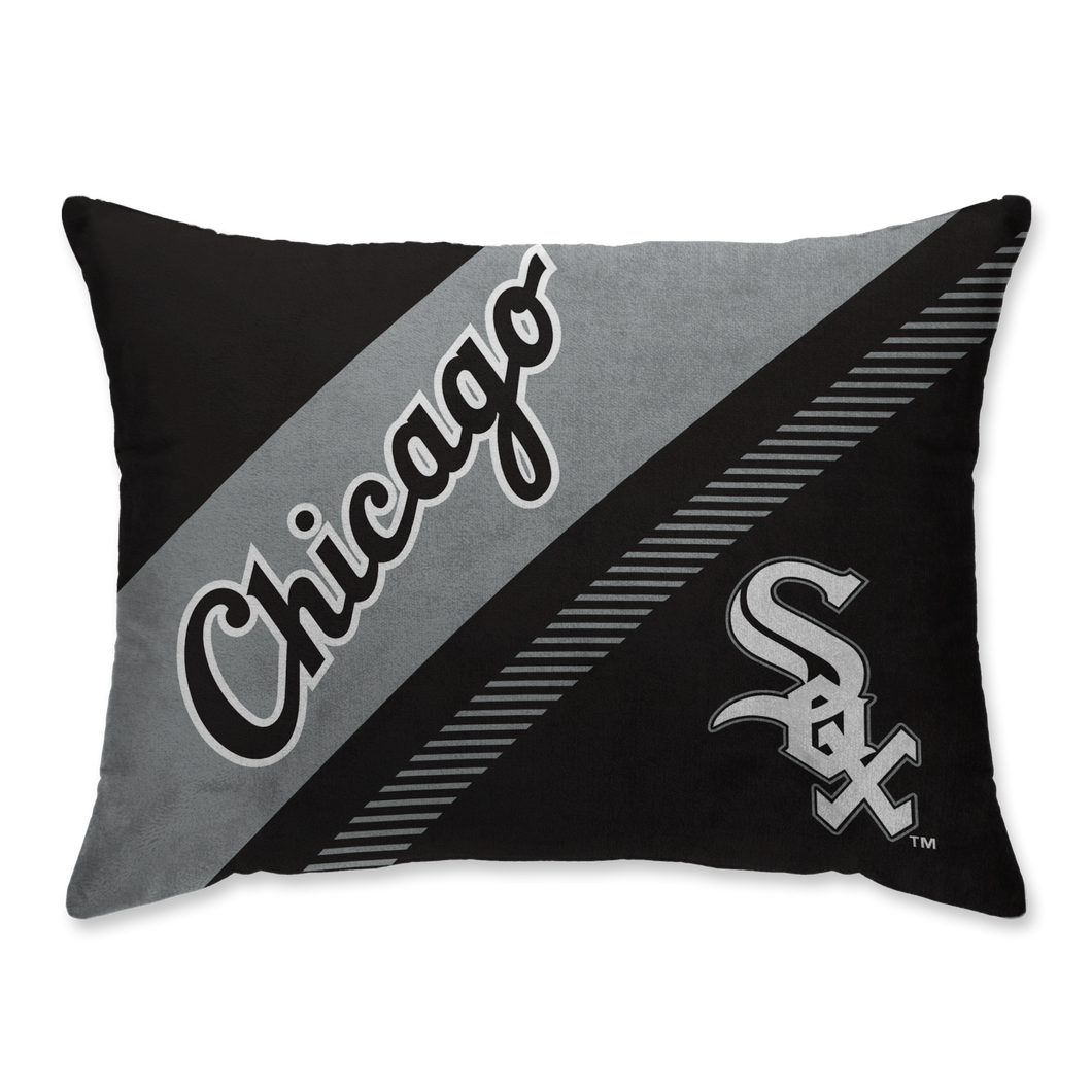Chicago White Sox Diagonal Plush Bed Pillow
