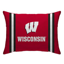 Load image into Gallery viewer, NCAA Standard Logo Bed Pillow
