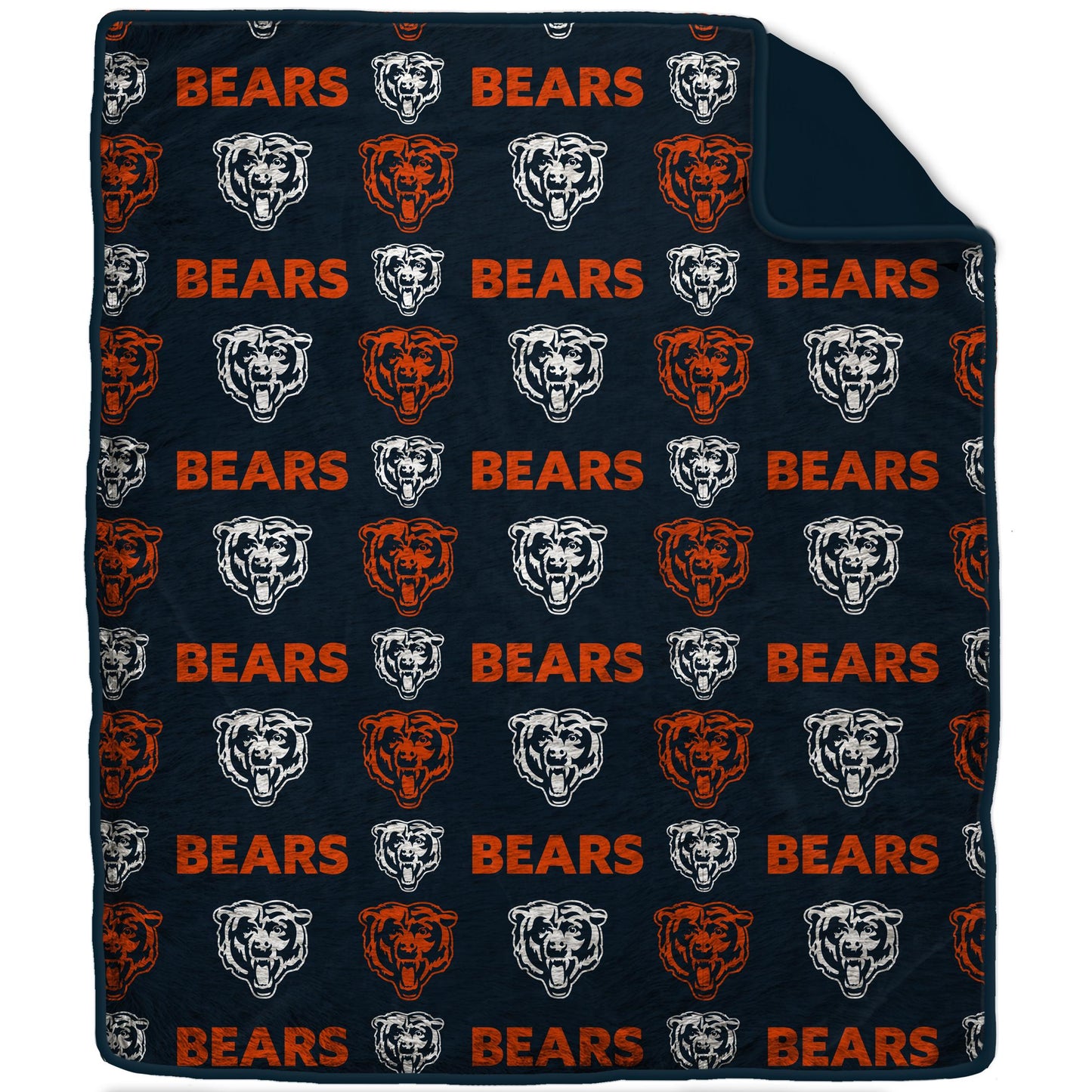 NFL Tonal Wordmark 60x70 Faux Fur Blanket