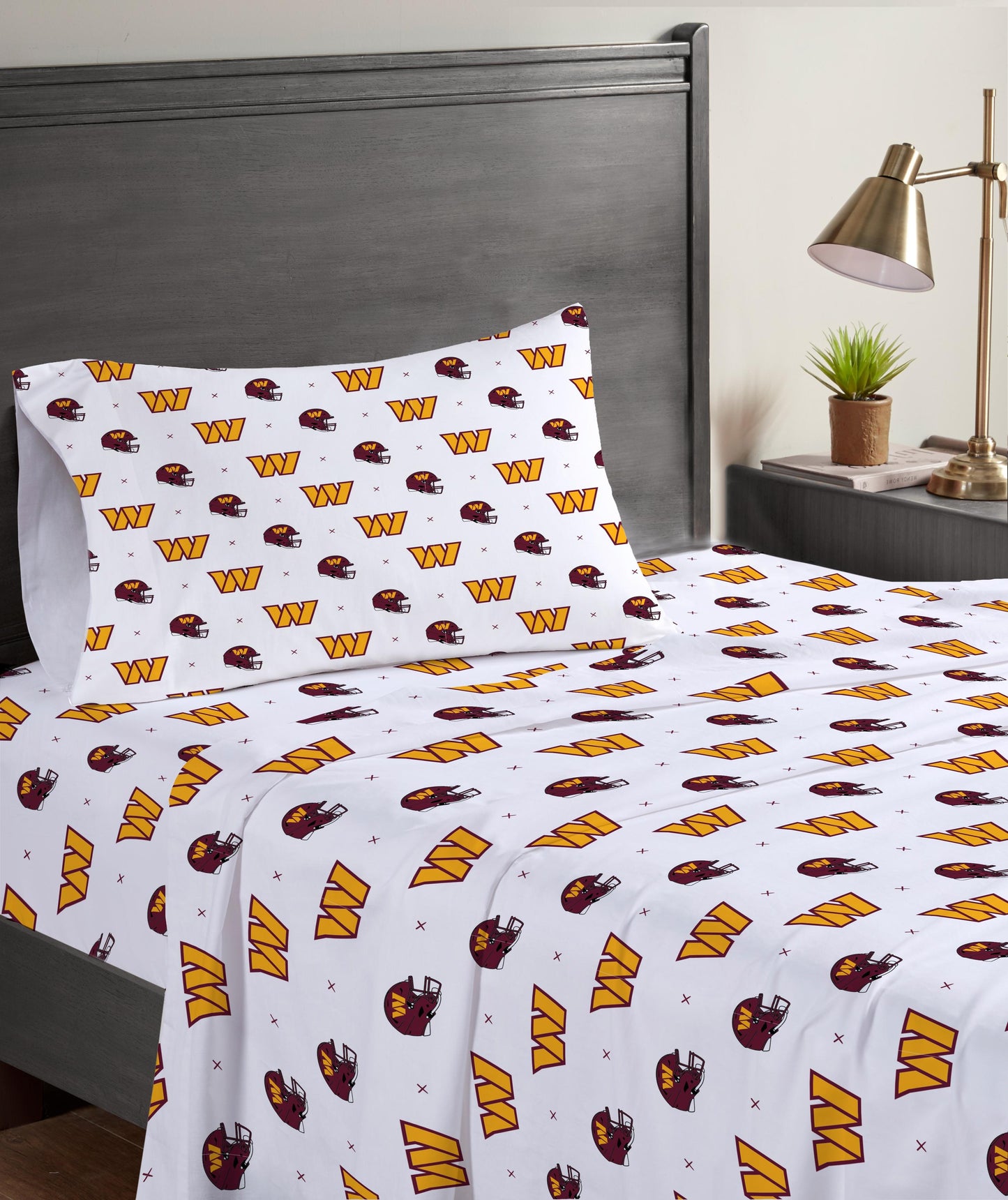 NFL Small X Twin Sheet Set