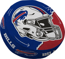 Load image into Gallery viewer, NFL Split Helmet Circle Plushlete Pillow
