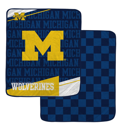 NCAA Diagonal Ghost Checker 60x70 Blanket