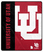 NCAA Endzone Ultra Soft Tailgate Throw