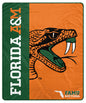 NCAA Endzone Ultra Soft Tailgate Throw