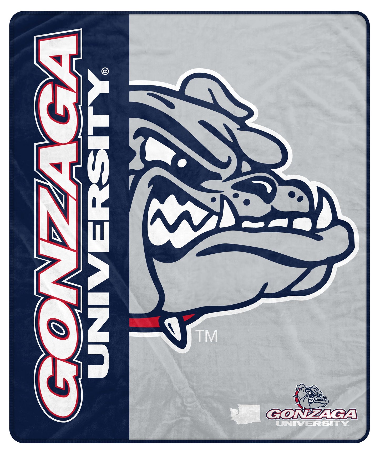 NCAA Endzone Ultra Soft Tailgate Throw