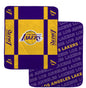 NBA Reverse Block Double Sided 60x70 Ultra Cozy Blanket